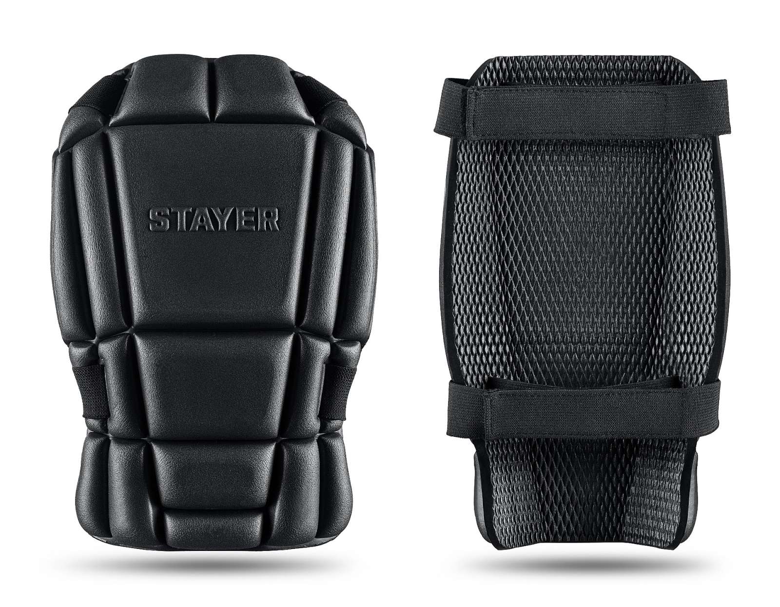 STAYER UNIVERSAL 2 в 1 вставка-наколенники защитные из ЭВА, 2 крепежных ремня (11197)