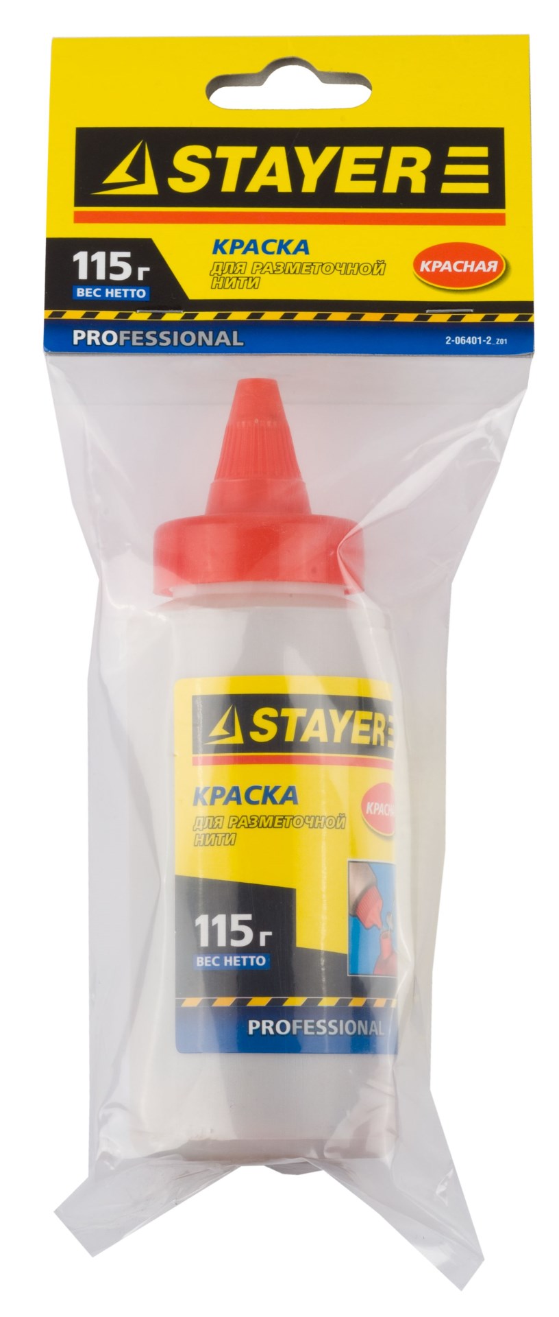 STAYER 115 г, красная, краска для разметочной нити (2-06401-2)