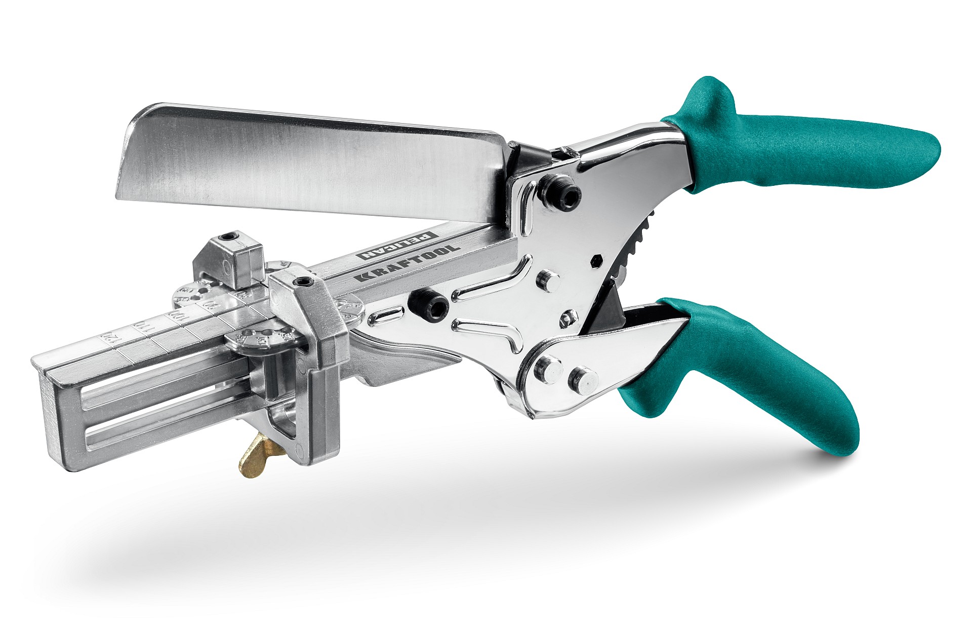 KRAFTOOL PELIKAN 120 до 120 мм, Удлиненные угловые ножницы для пластмассовых и резиновых профилей (23370)