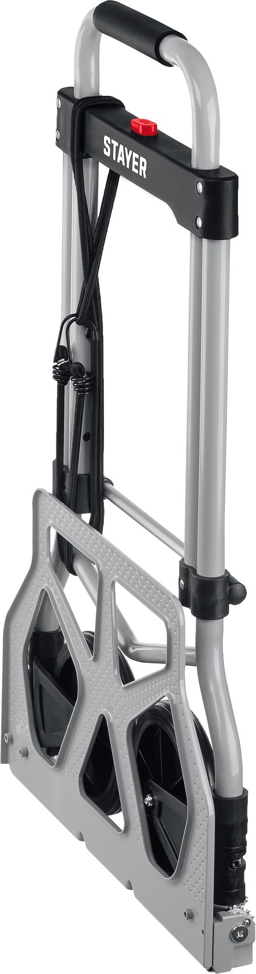 STAYER PROTruck, до 70кг, каркас и платформа из стали, платформа 42х28см, колеса d13 см, вес 4.1кг, складная хозяйственная тележка (38755-70)