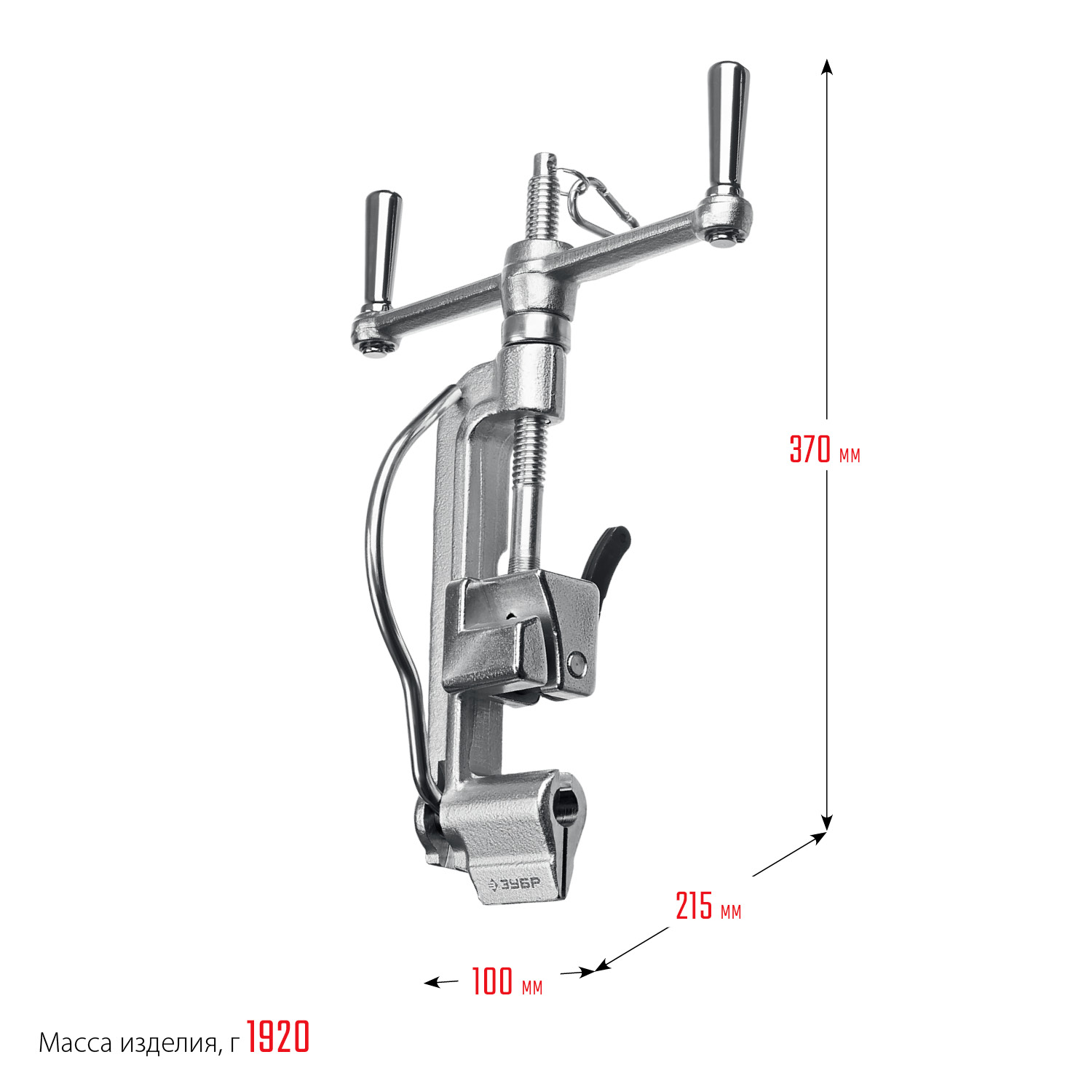 ЗУБР ИНВ-20, инструмент для натяжения стальной монтажной ленты, Профессионал (22627)