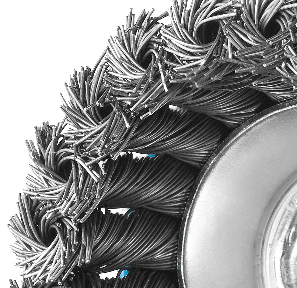 ЗУБР 80 мм, стальная проволока 0.5 мм, чашечная щетка-крацовка для УШМ, Профессионал (35275-080)