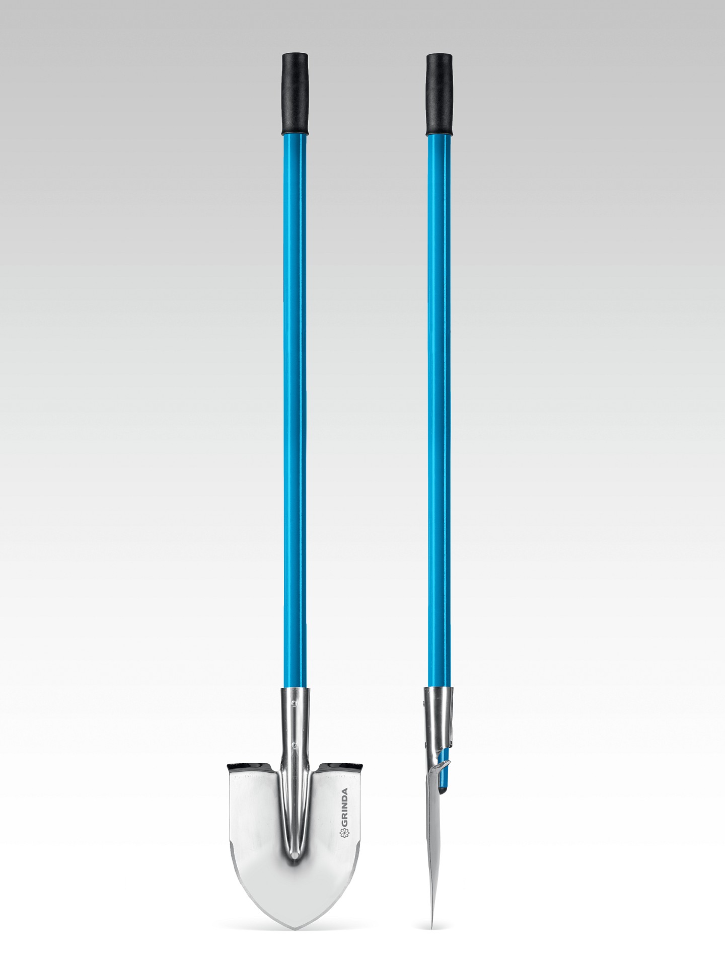 GRINDA WS-2 лопата дамская штыковая остроконечная, 200х160х1200мм, алюминиевый черенок, PROLine (421827)