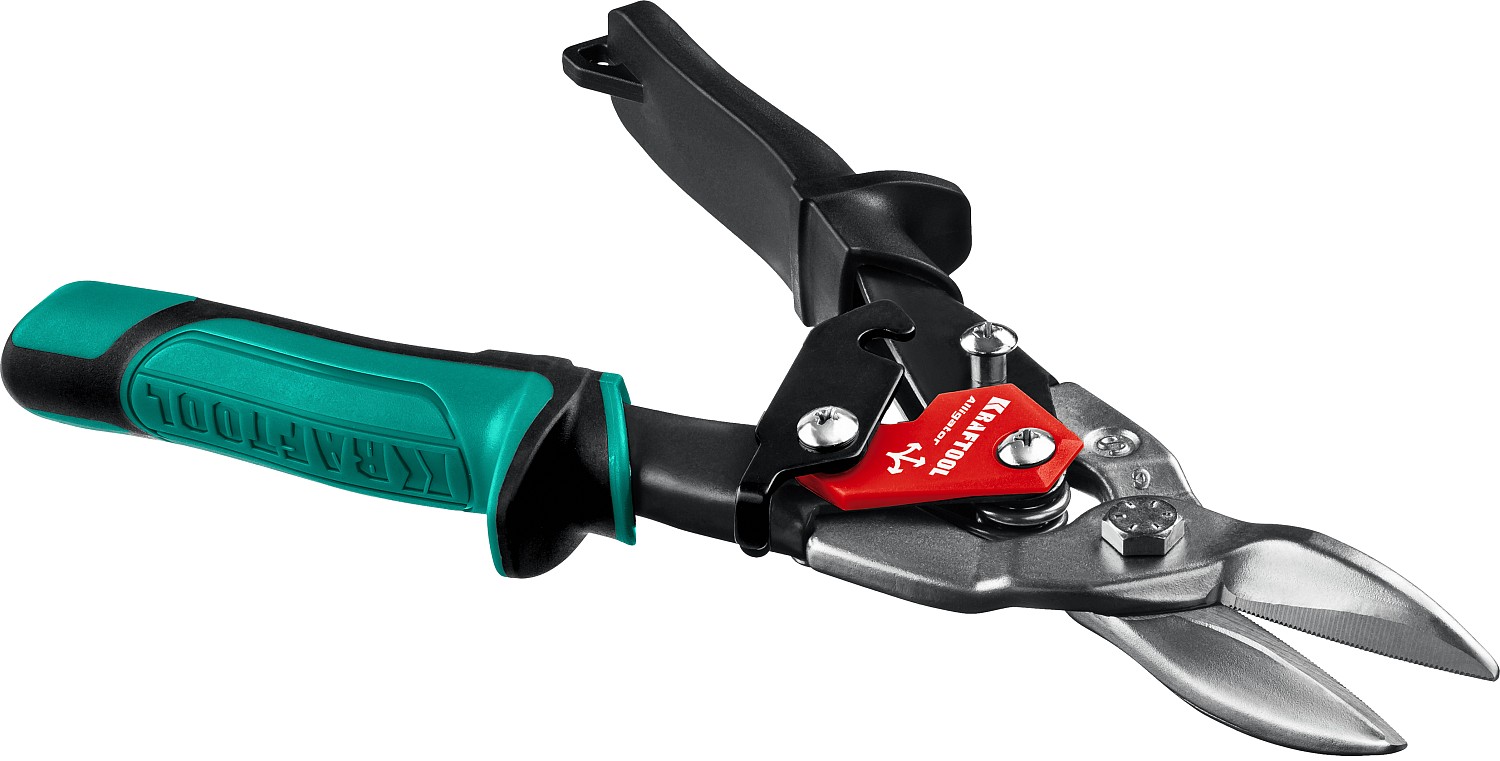 KRAFTOOL Alligator, 250 мм, прямые ножницы по металлу (2328-S)