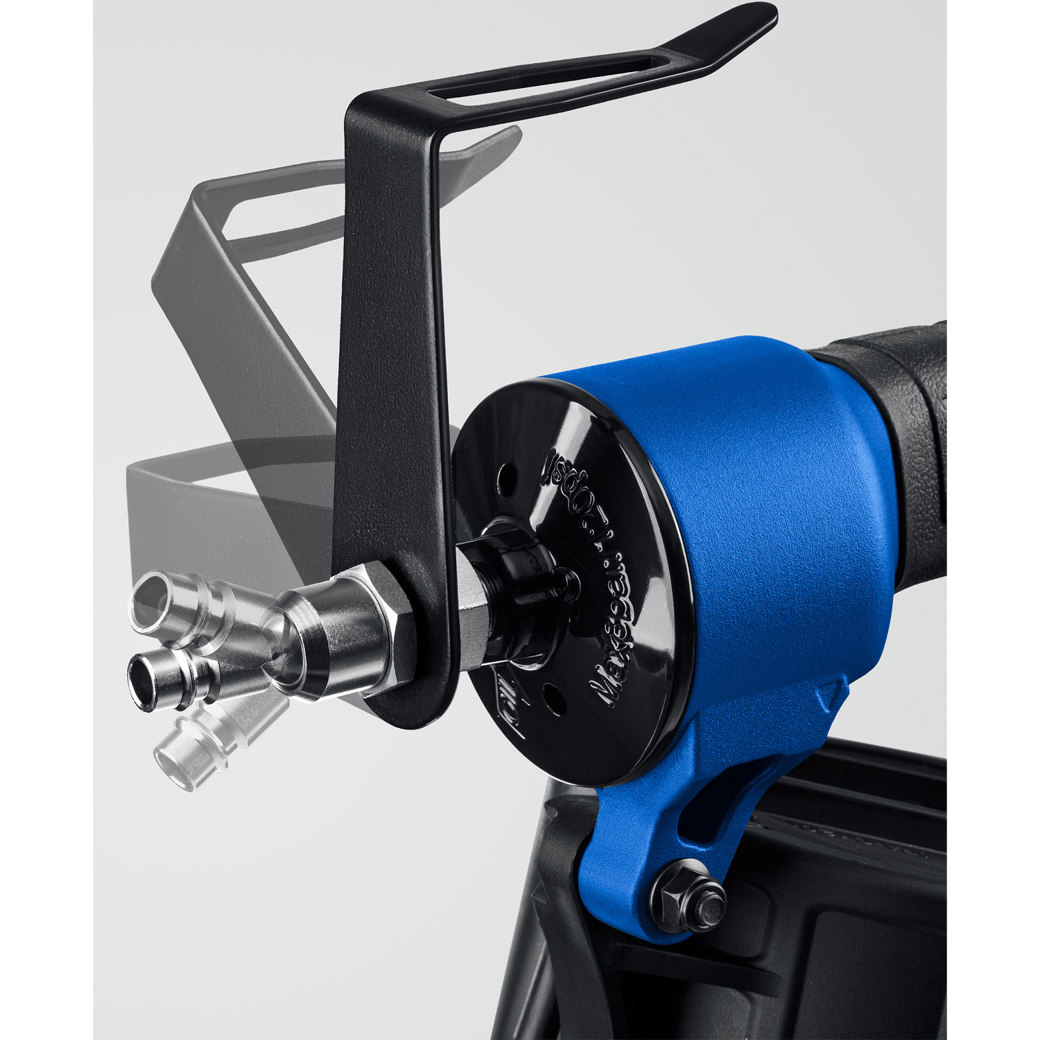 ЗУБР CRN-45, пневматический кровельный нейлер для барабанных гвоздей ЗУБР CRN (22-45 мм), Профессионал (31920)