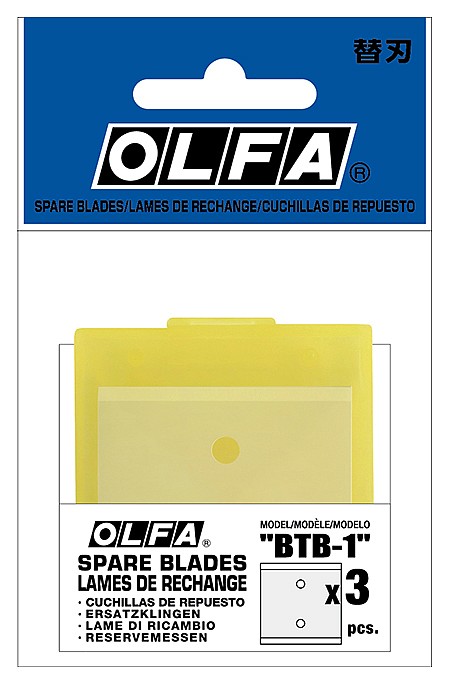 OLFA лезвия для скребка BTC-1/DX, Hobby Craft Models (OL-BTB-1)