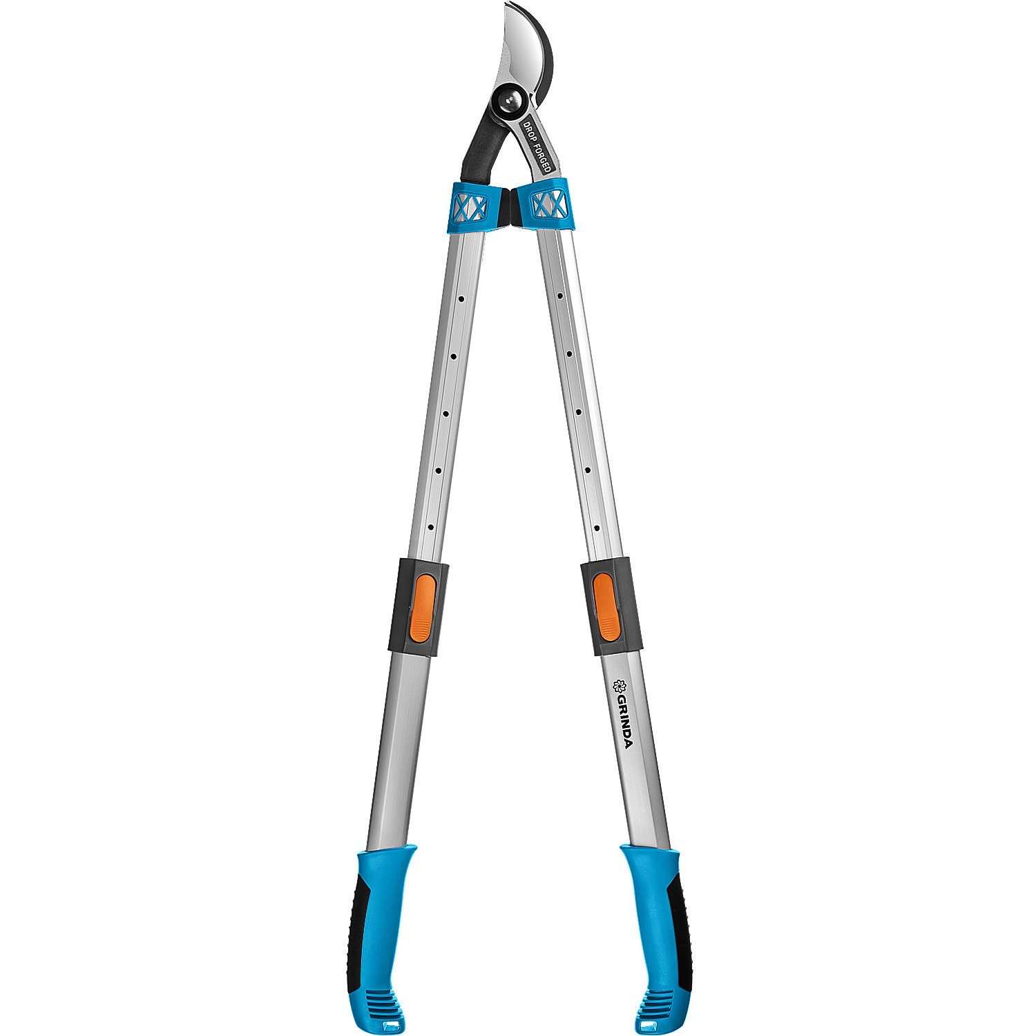 GRINDA F-900T, 650 - 900 мм, кованые лезвия, алюминиевые ручки, телескопический, плоскостной сучкорез, PROLine (424510)