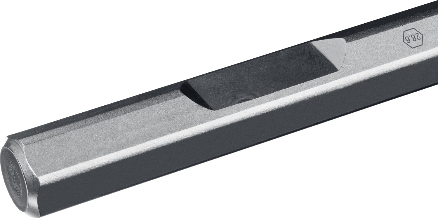 ЗУБР БУРАН, 80 х 400 мм, HEX 28, лопаточное зубило (29380-80-400)