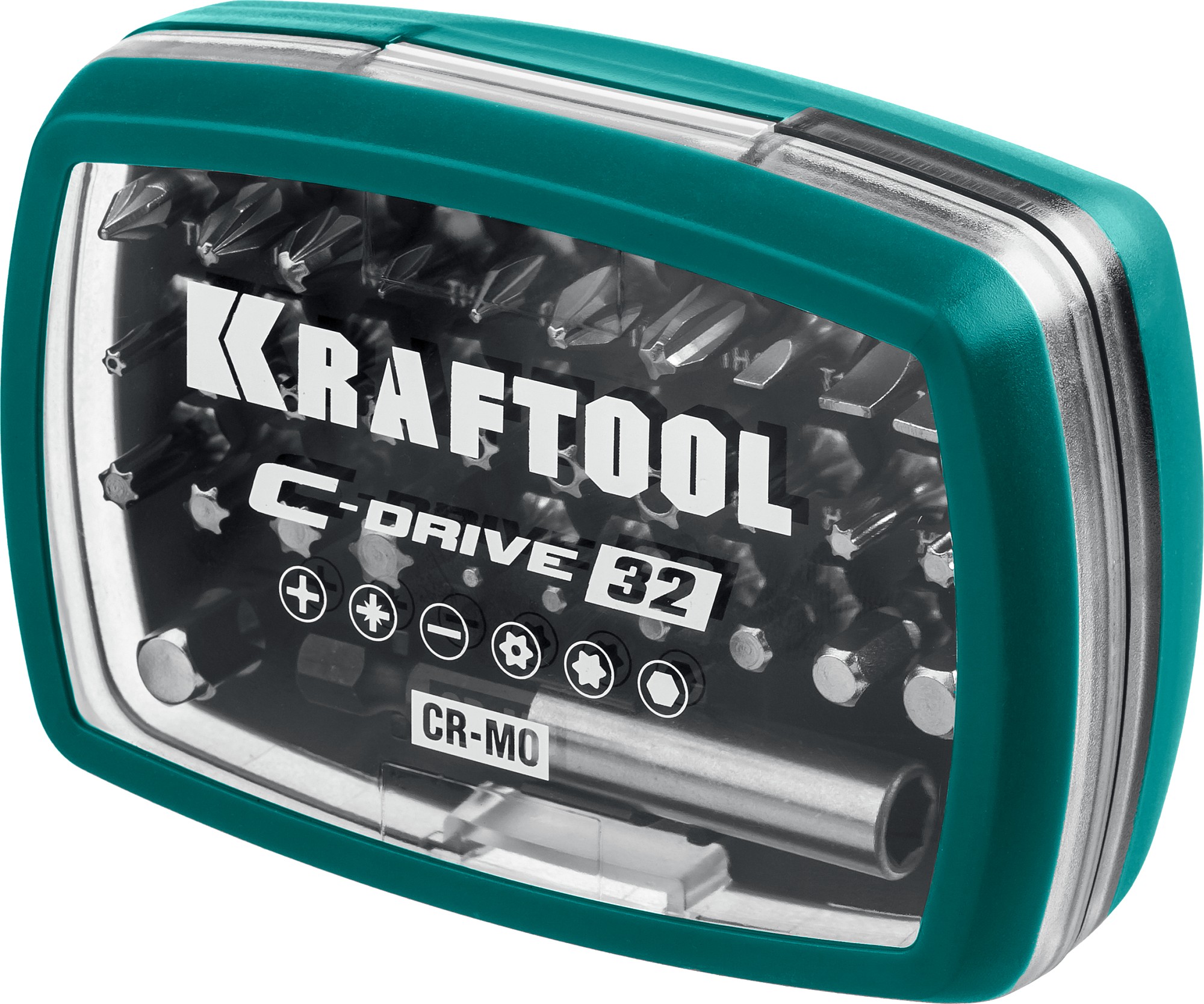 KRAFTOOL C-Drive 32, 32шт, набор многофункциональных бит (26067-H32)