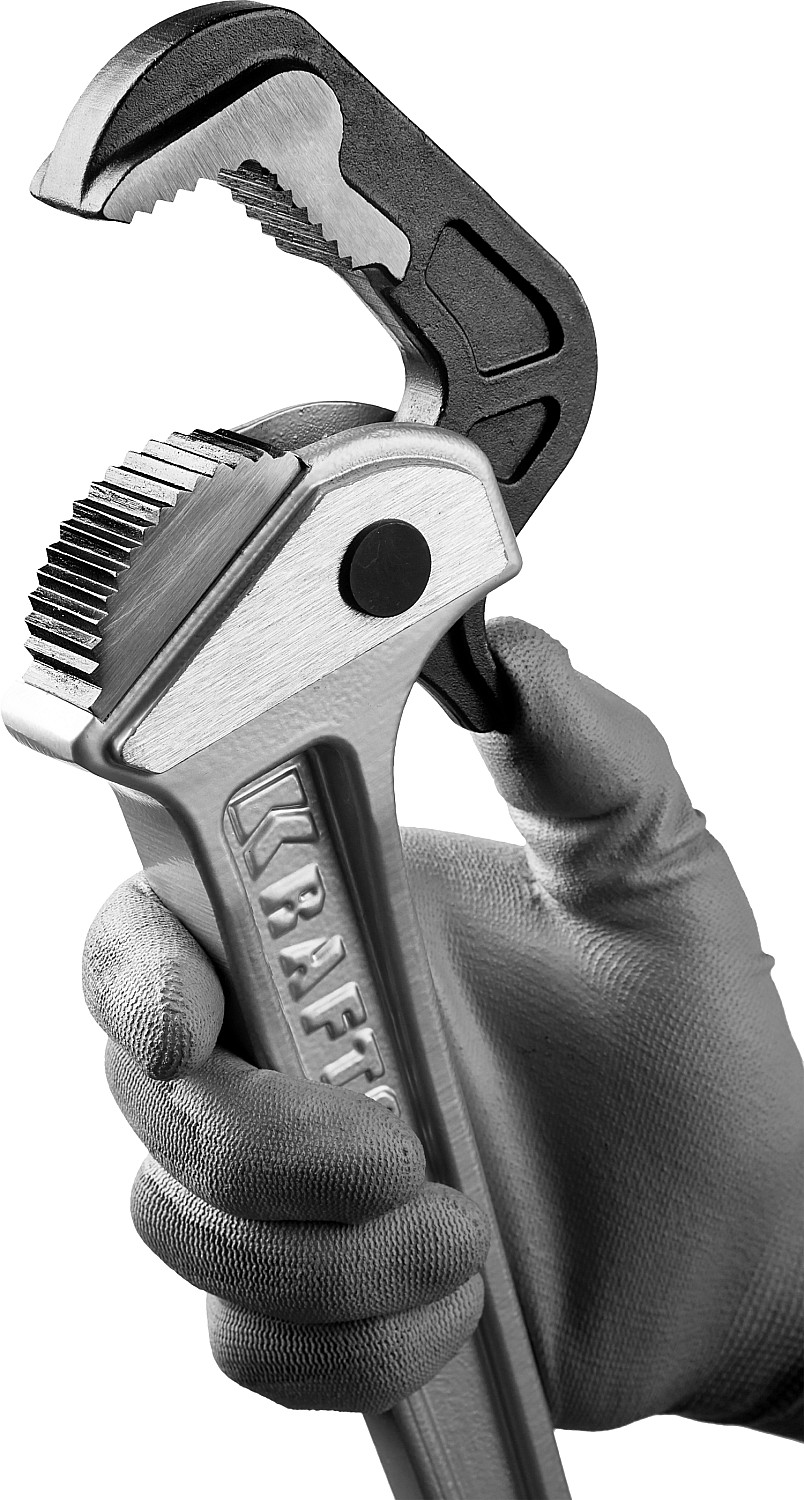 KRAFTOOL MASTERGRIP, 1.5″, 18 - 51 мм, 330 мм, быстрозажимной трубный ключ (27365-14)