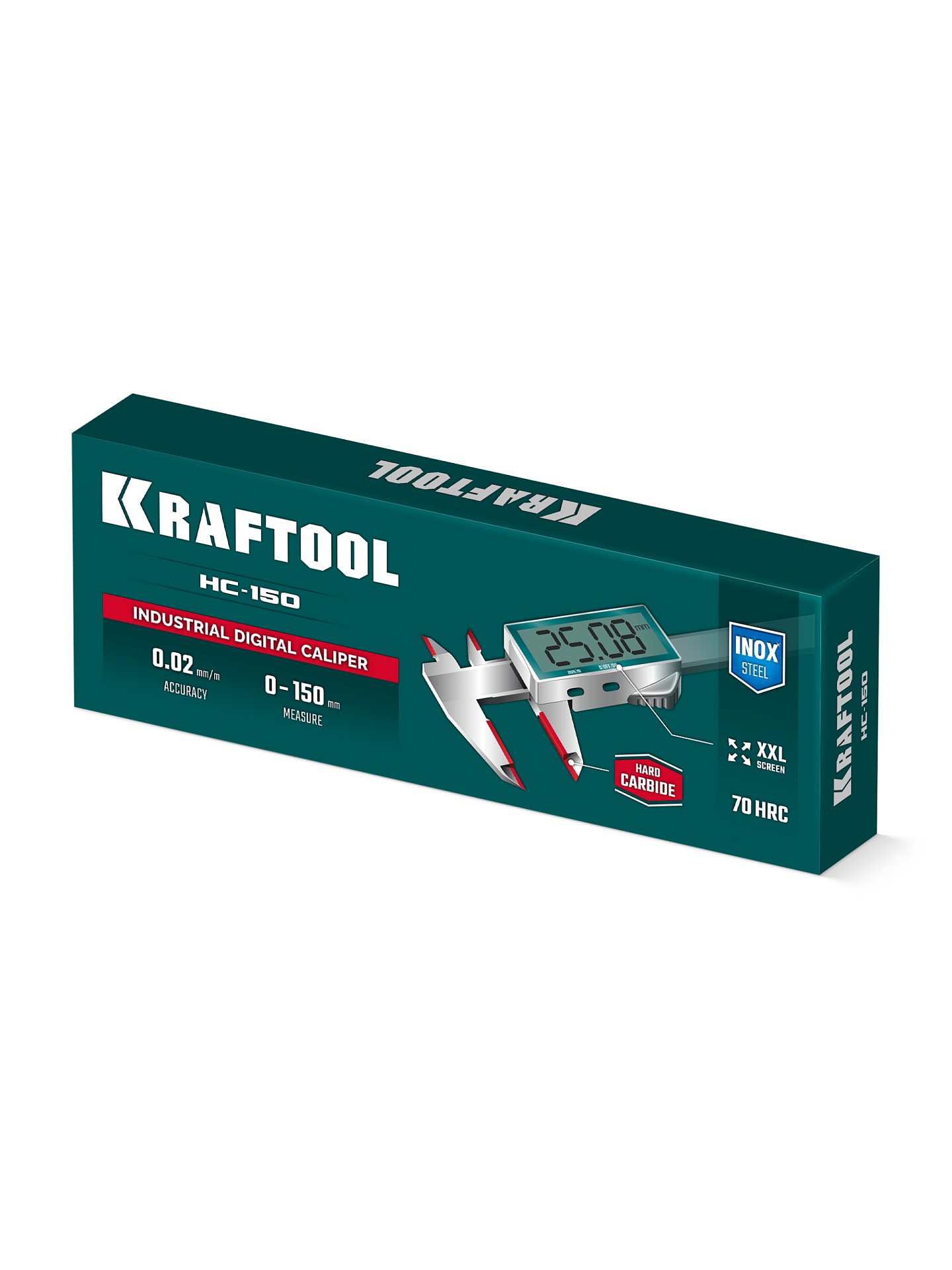 KRAFTOOL HC-150, 150 мм, штангенциркуль твердосплавный (34462-15)