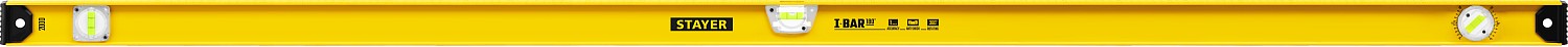 STAYER I-Bar 180˚, 2000 мм, двутавровый, уровень с поворотным глазком (3470-200)