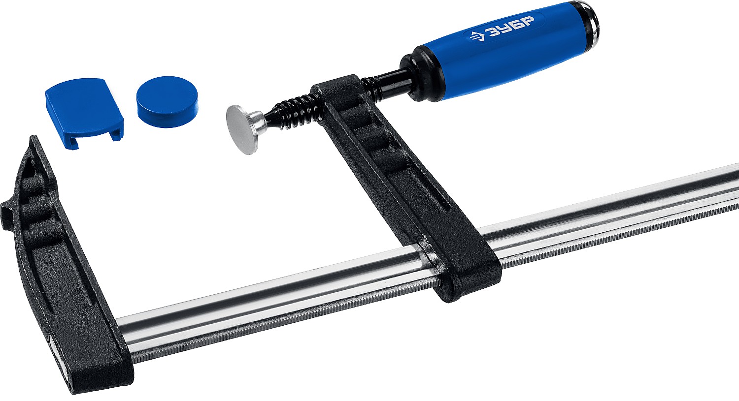 ЗУБР ПС-300/80, F, 300 х 80 мм, усиленная струбцина, Профессионал (32155-080-300)