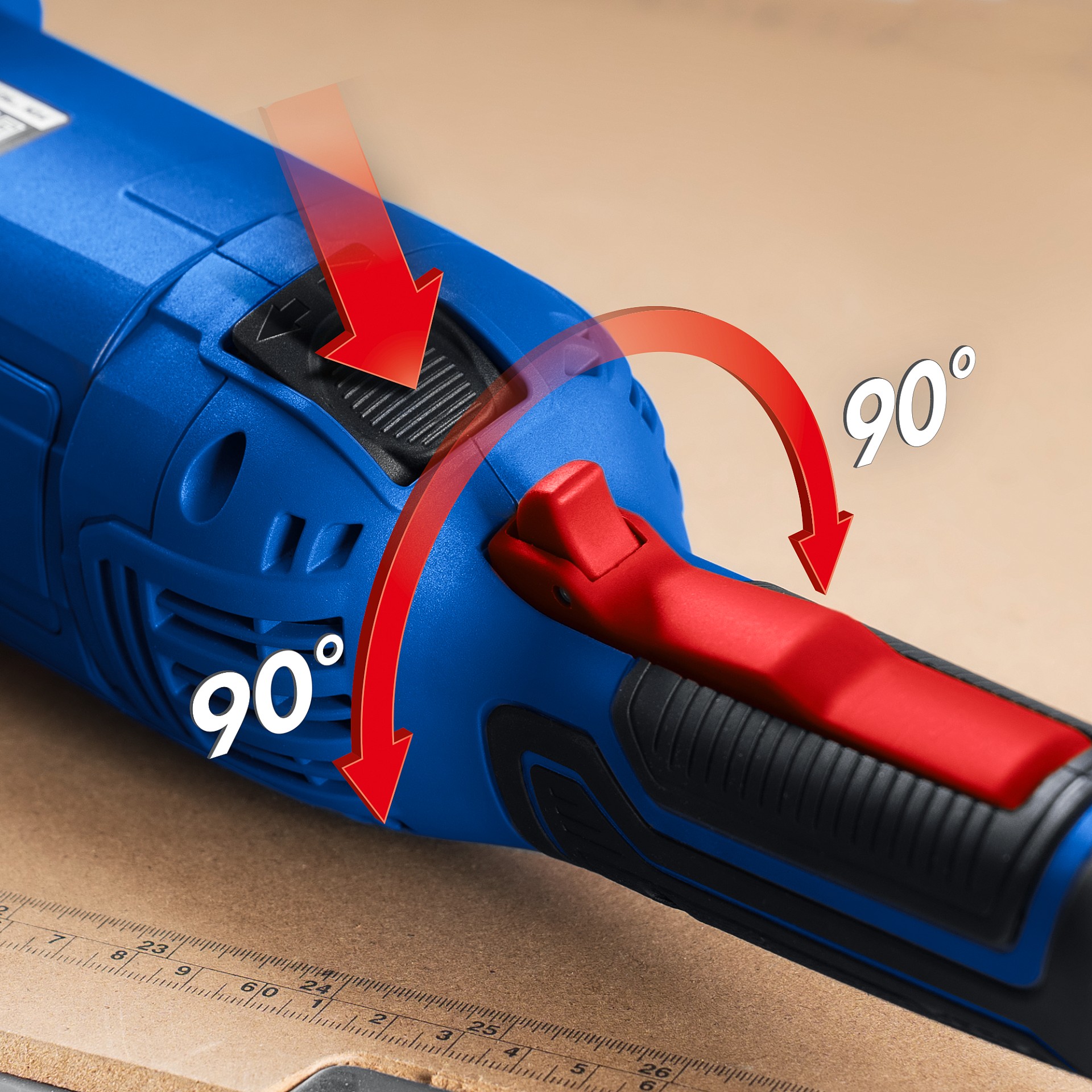 ЗУБР d 230 мм, 2700 Вт, 65 мм, штроборез (бороздодел), Профессионал (ЗШ-П65-2700 ПСТ)