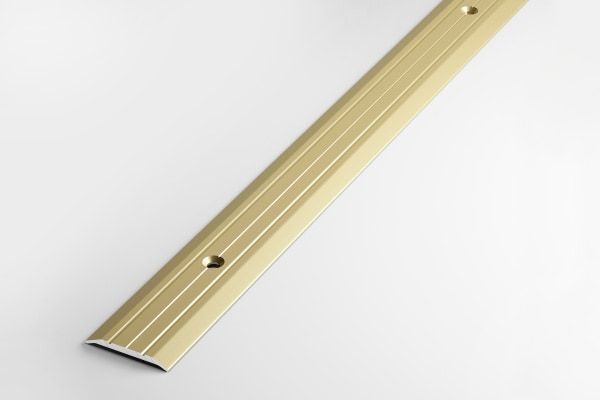 Порог алюминиевый  А-1 25x2,8x2700 мм, Золото КЕ