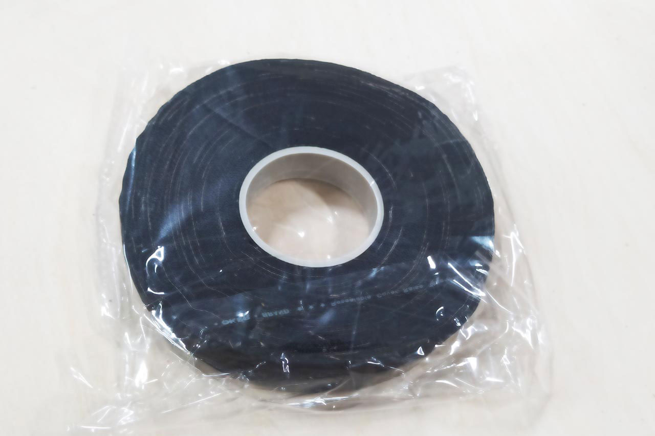Тканевая изолента ХБ черная 300 г. двухсторонняя (шир. 20 мм, толщ. 0.4 мм) Китай