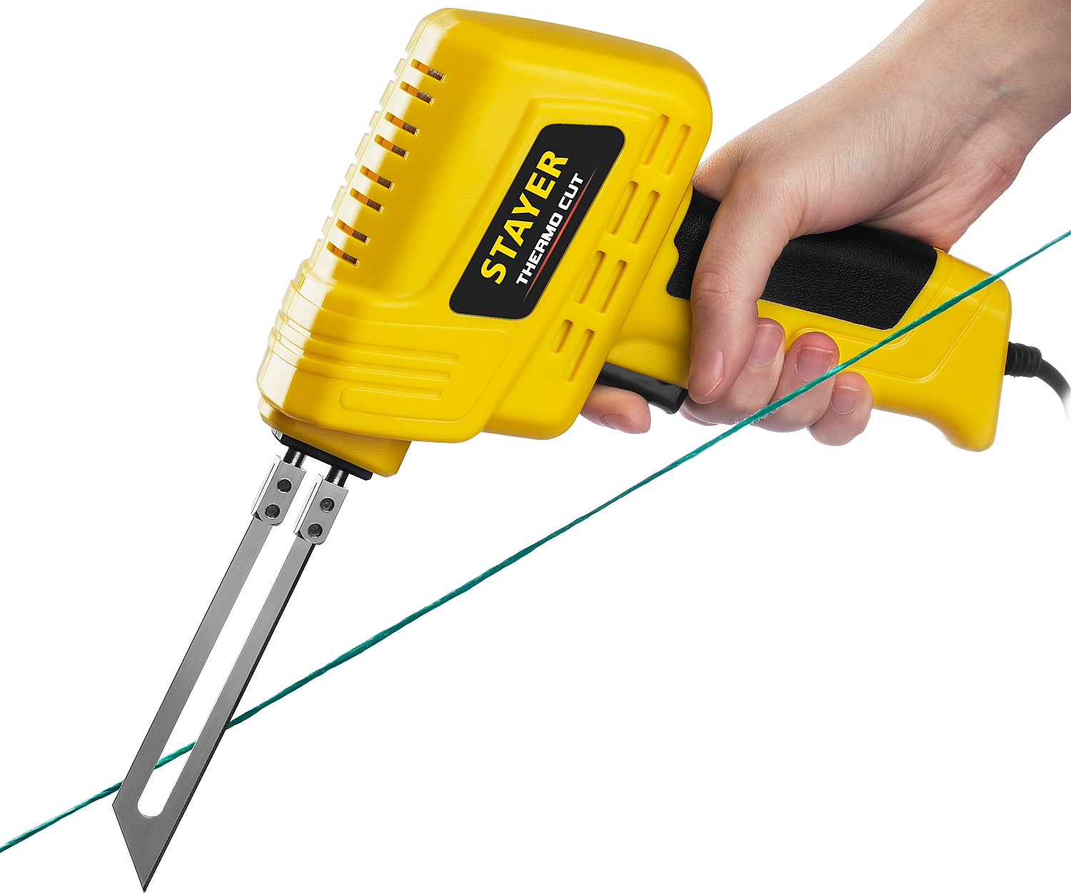 STAYER Thermo cut, 150 Вт, в наборе: 2 ножа, быстрый рез пенопласта + пластика, прибор для терморезки (45255-H2)