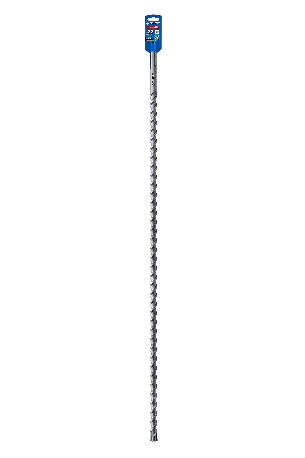 ЗУБР ПРОФИ-4Х 22x1380/1500 мм, SDS-max бур, ПРОФЕССИОНАЛ (29350-1380-22)