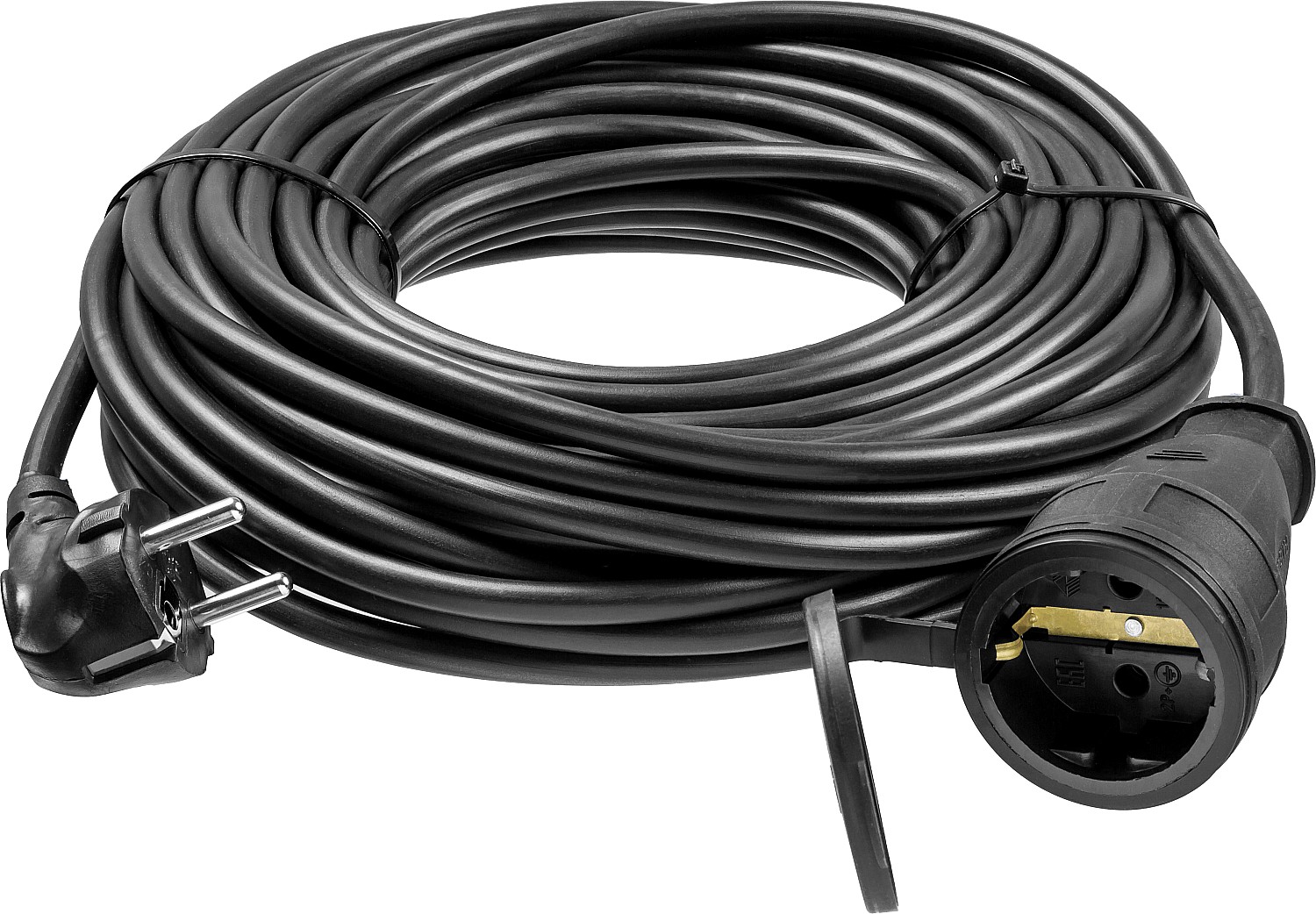 ЗУБР ПВС-315-Ш, ПВС, 3 х 1.5 мм2, 20 м, IP44, 3500 Вт, силовой удлинитель-шнур, Профессионал (55020-20)