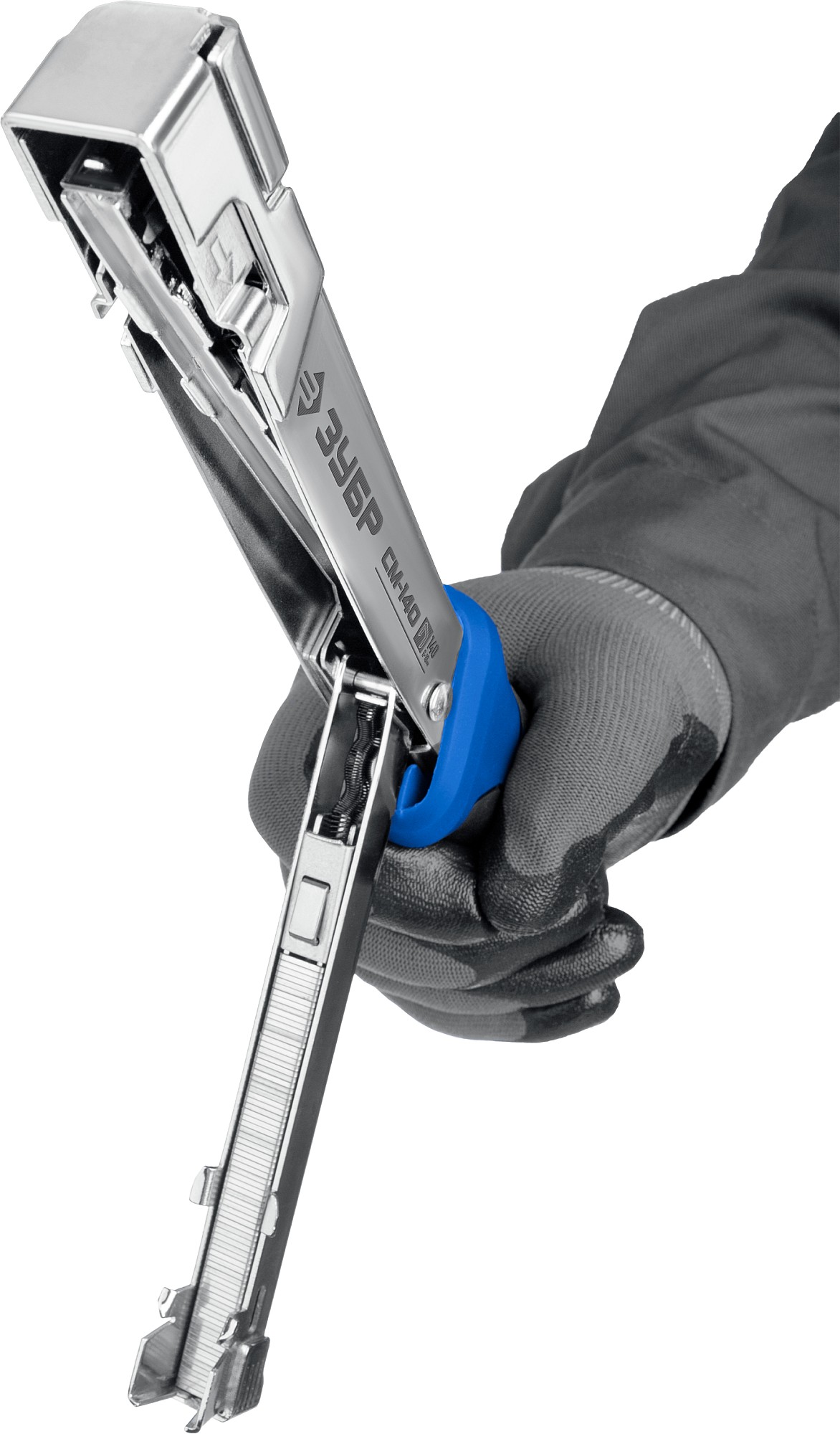 ЗУБР СМ-140, тип 140 (G/11/57) 20GA (6 - 10 мм), высокоскоростной стальной скобозабиватель (31542)