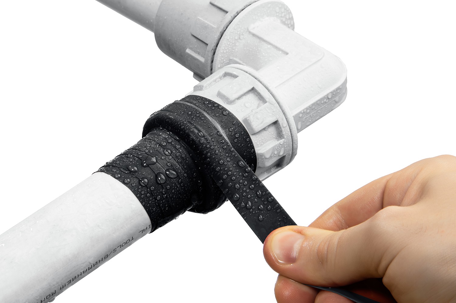 ЗУБР СПАСАТЕЛЬ 25 мм х 3 м, 12 Атм, 30 000 В, черная, силикон, самослипающаяся аварийно-ремонтная изолента, Профессионал (12381-2)