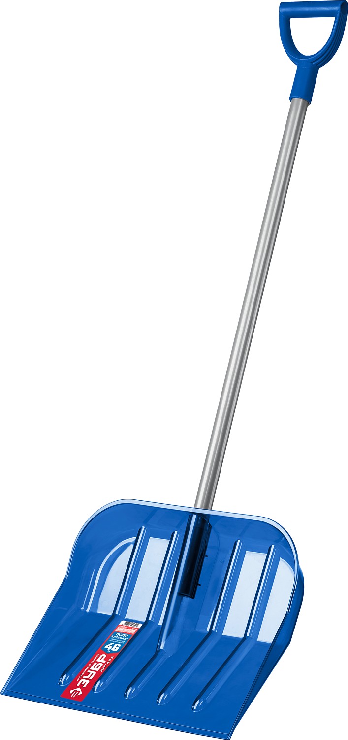 ЗУБР АНГАРА, снеговая лопата, алюминиевый черенок, ковш из поликарбоната 460мм (39981) Профессионал