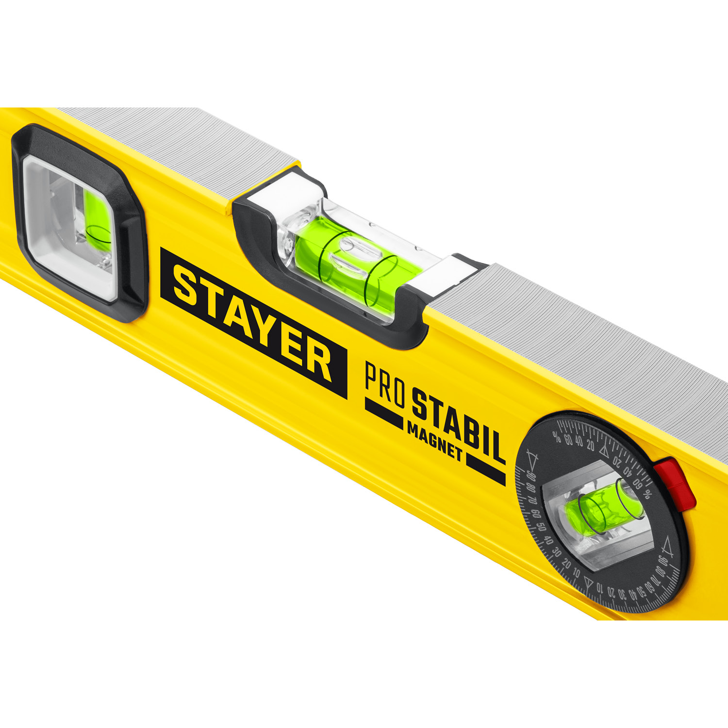 STAYER PRO STABIL, 800 мм, усиленный профиль, магнитный уровень с поворотным глазком, Professional (3480-080)
