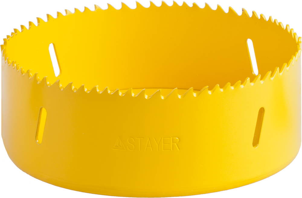 STAYER COBRA-BiM 121 мм биметаллическая коронка, сталь HSS (29547-121)