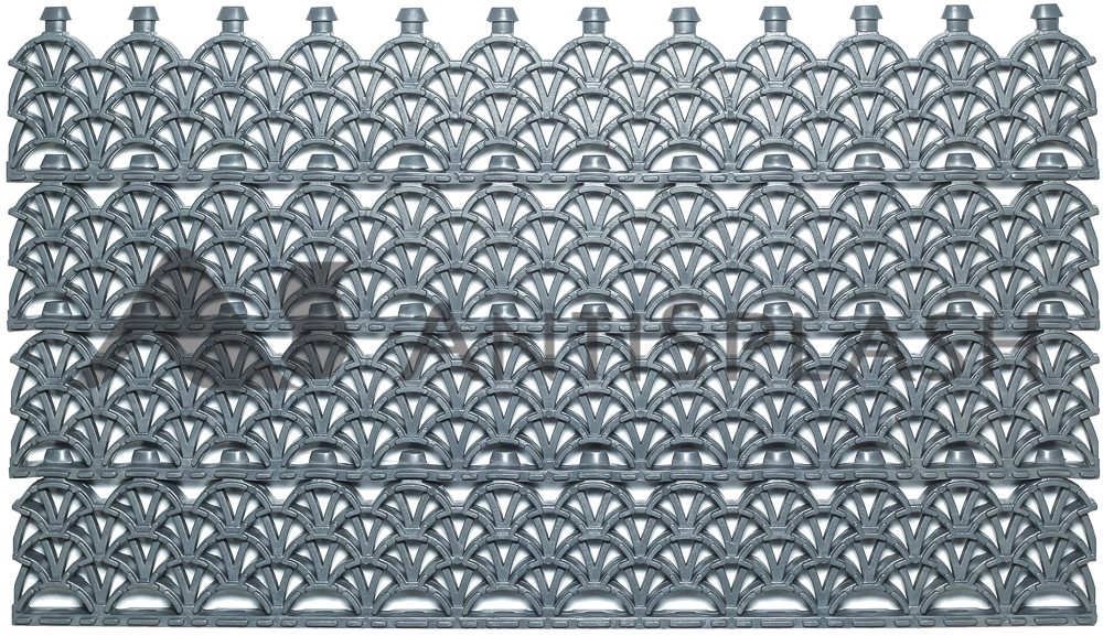 Ячеистое модульное покрытие «Прима», 10 мм, темно-серый
