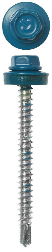 ЗУБР СКД 5009, 50 х 4.8 мм, неб.-голуб., 1200 шт (8 кг.), кровельный саморез (4-300310-48-050-5009)