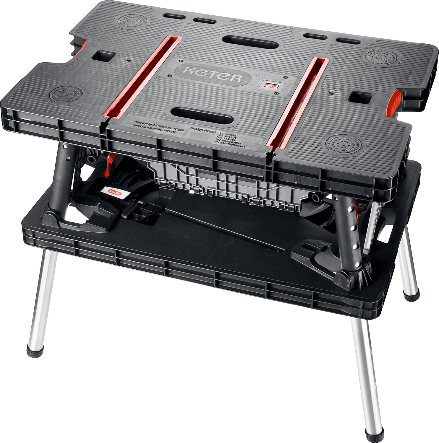 KETER FOLDING 850х550х755 мм, складной столярный верстак (38730)