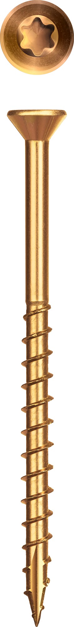 ЗУБР СПП, 60 х 3.2 мм, TX10, цинк 100 шт (0,18 кг.), саморез для половой доски и паркета, Профессионал (30071-32-60)