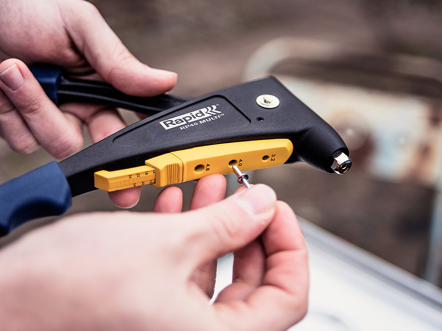 RAPID RP40 Multi, 3.2 мм, 4.0 мм, 4.8 мм, универсальный заклепочник (5001139)