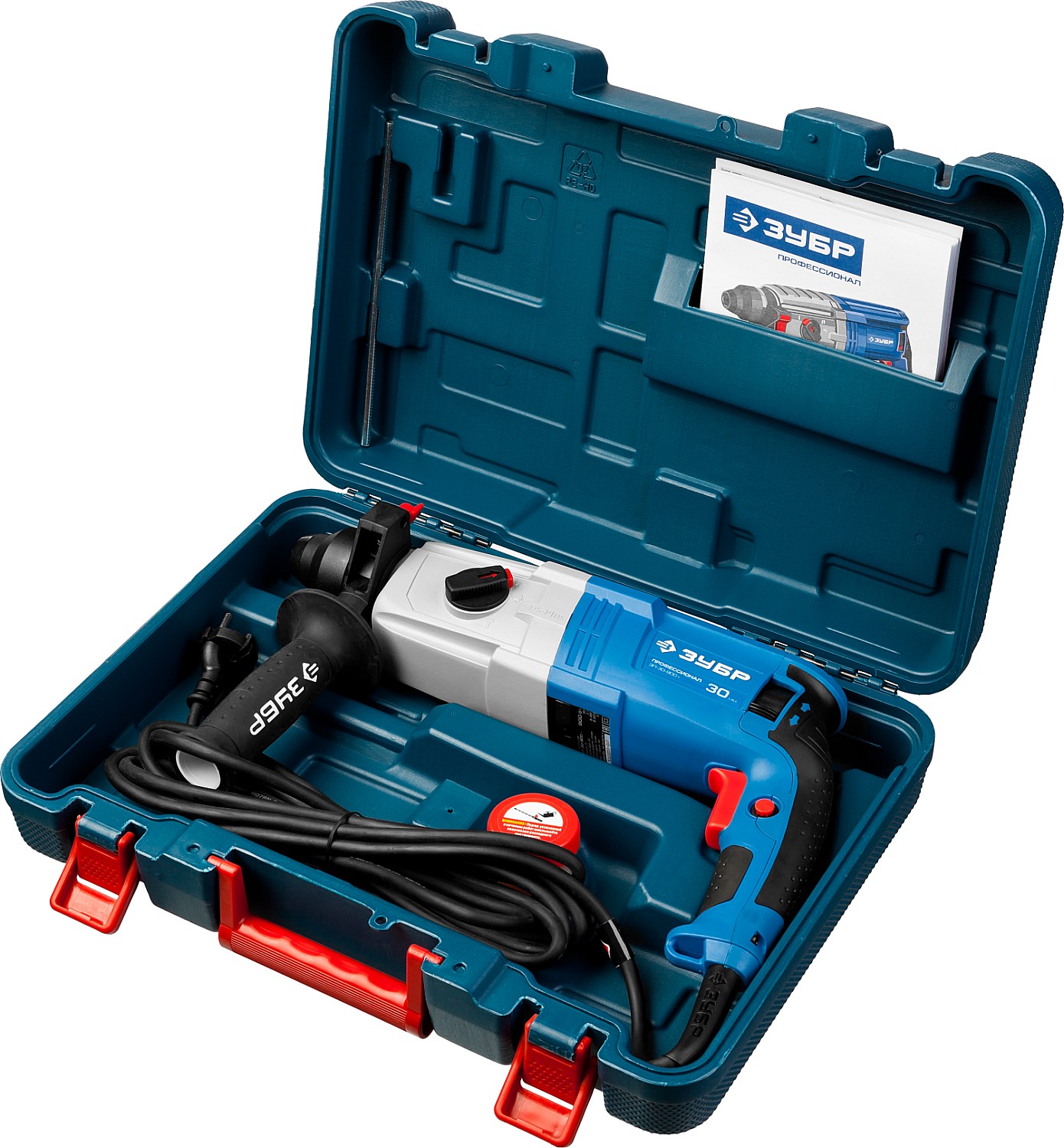 ЗУБР 30 мм, 900 Вт, перфоратор SDS Plus, Профессионал (ЗП-30-900 К)