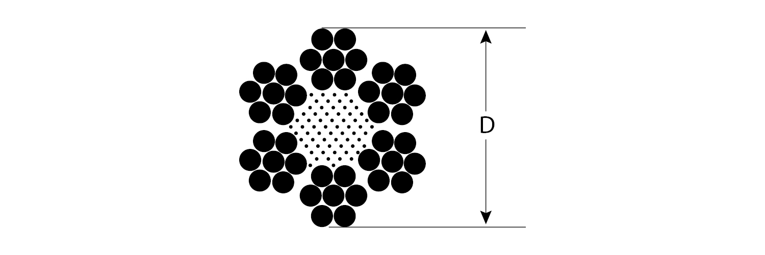 ЗУБР DIN 3055, свивка 6 x 7 + FC, 4 мм, L 200 м, стальной трос, Профессионал (4-304110-04)