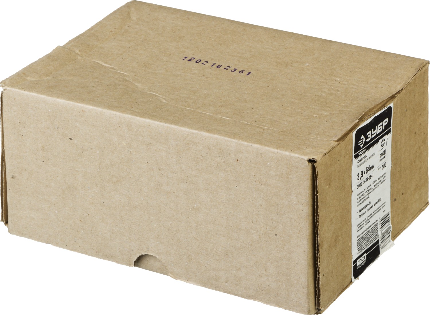 ЗУБР СГМ, 90 х 4.8 мм, фосфатированное покрытие, 250 шт (2 кг.), саморез гипсокартон-металл, Профессионал (300015-48-090)