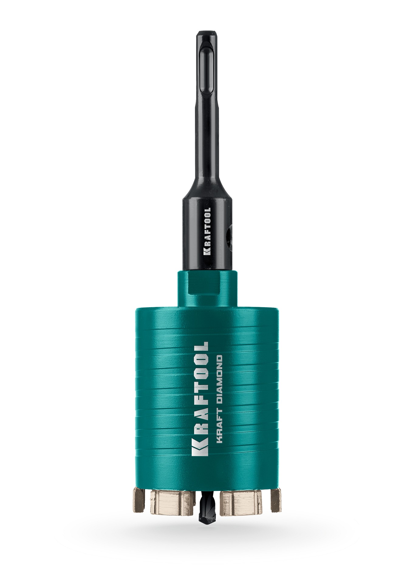 KRAFTOOL DIAMOND d 72 мм (М16, рабочая глубина 75 мм, лазерная сварка), Алмазная Коронка для подрозетников (29820-72)