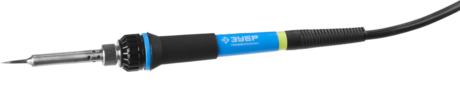 ЗУБР ПСН-60, 60 Вт, 50 - 480°C, керамический нагреватель, низкотемпературная паяльная станция цифровая, Профессионал (55336)