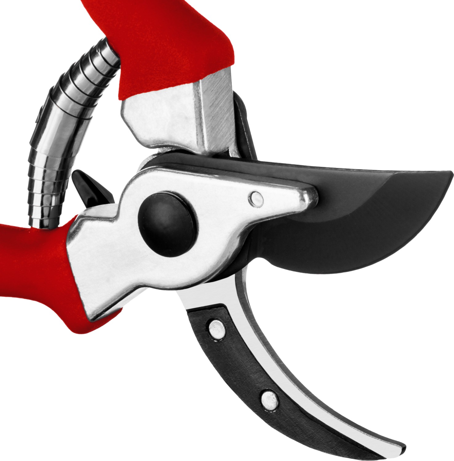 GRINDA G-11, 210 мм, лезвия из углеродистой стали, закалены, тефлоновое покрытие, алюминиевые рукоятки, плоскостной секатор (8-423001)