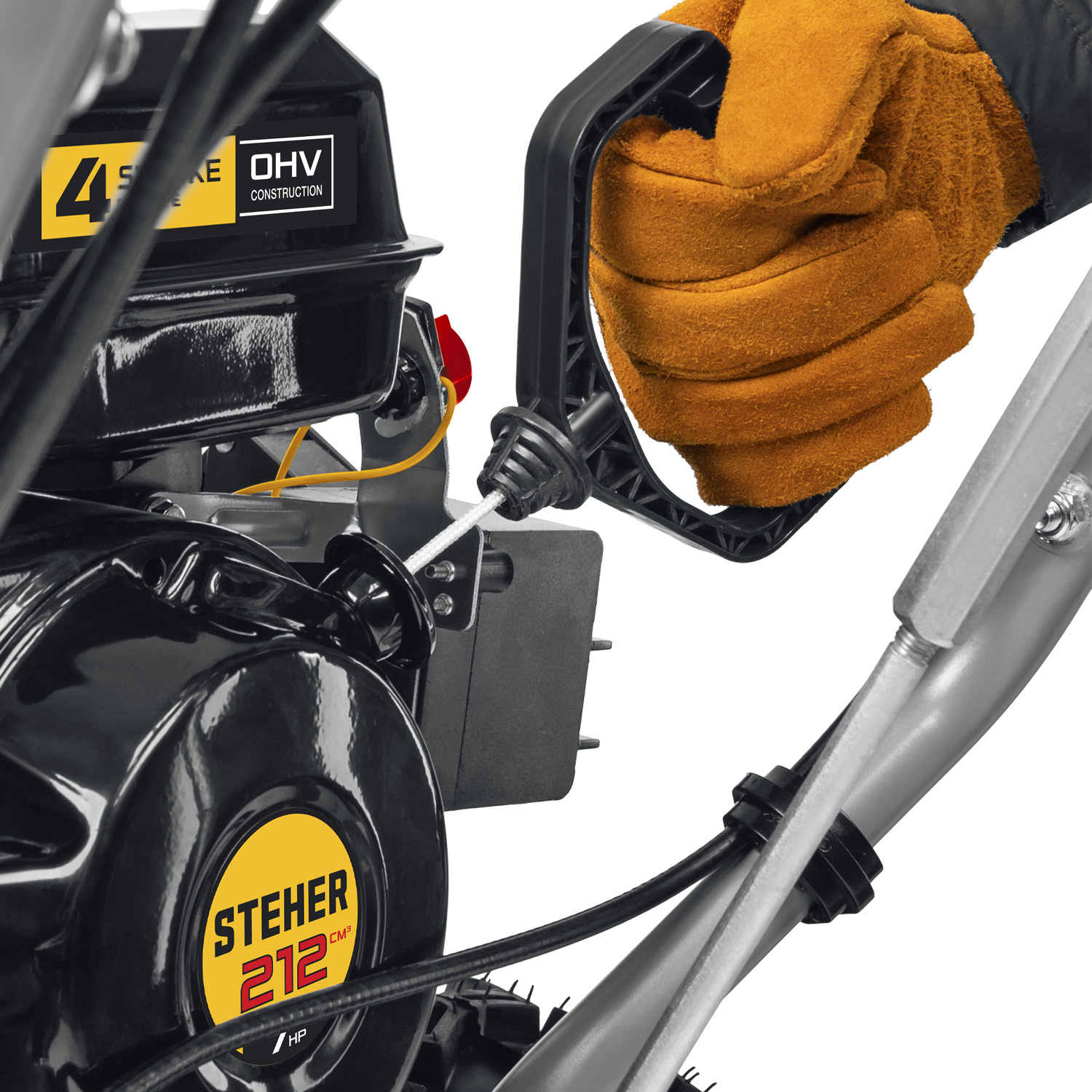 STEHER 72 см, бензиновый снегоуборщик с электростартером, EXTREM (GST-772E)