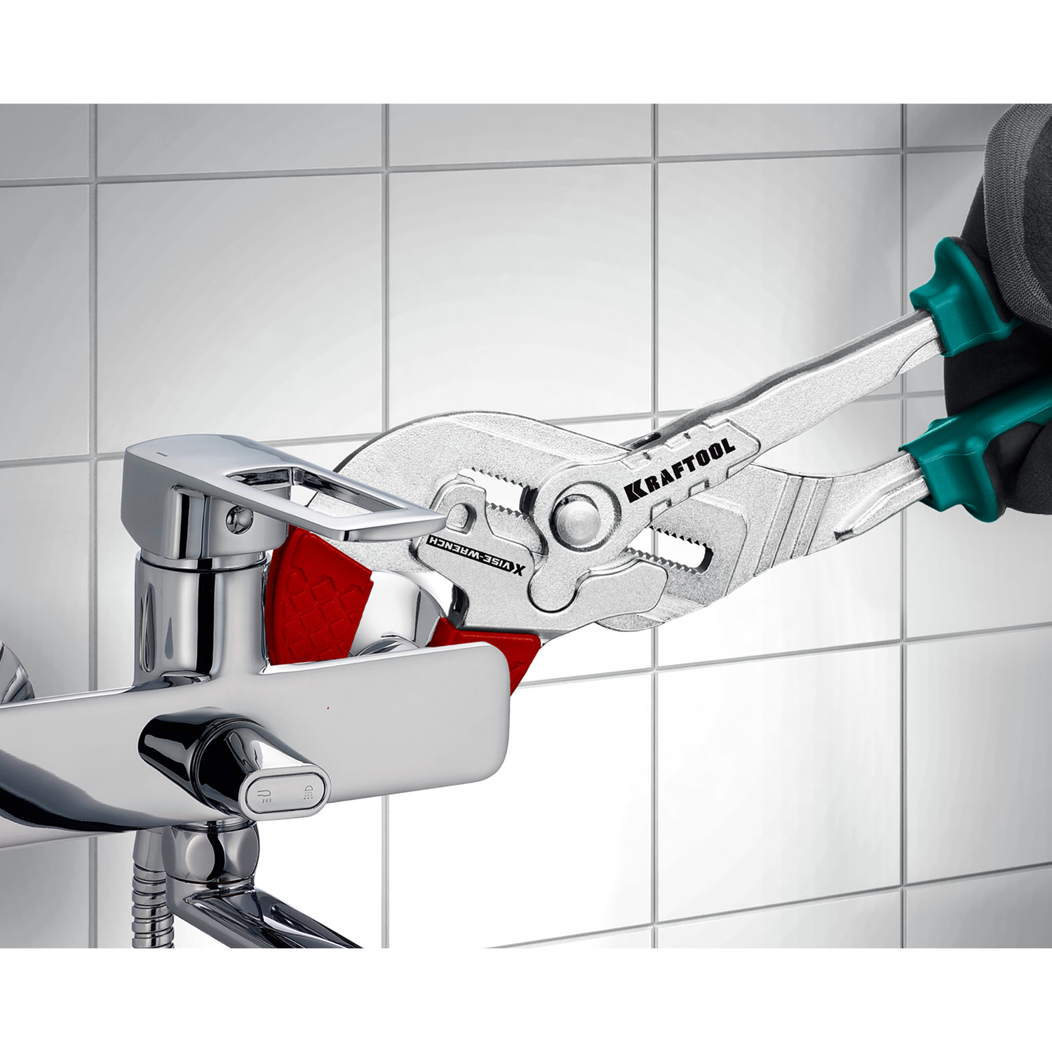 KRAFTOOL Vise-Wrench X 300 мм, Клещи переставные-гаечный ключ (22069)