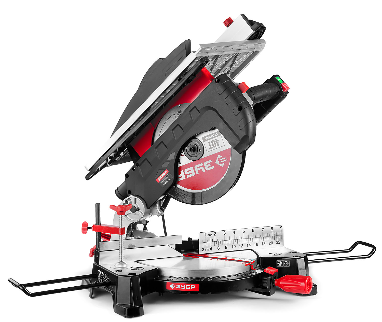 ЗУБР ЗПТК-255-1800 пила торцовочная комбинированная, d 250 х 30 мм, 1800 Вт