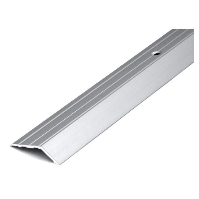 Порог алюминиевый  разноуровневый C-2 32x8 x1350 мм, Серебро НЕ