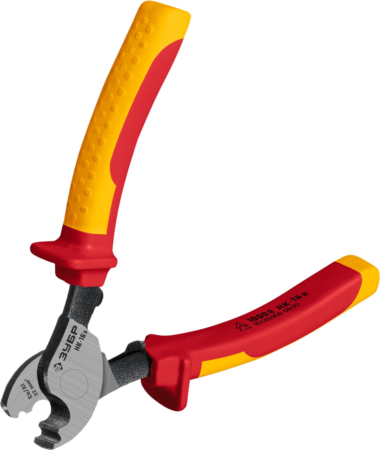 ЗУБР НК-16В, d 9 мм, 165 мм, 1000 В, диэлектрический кабелерез, Профессионал (23344-16V)