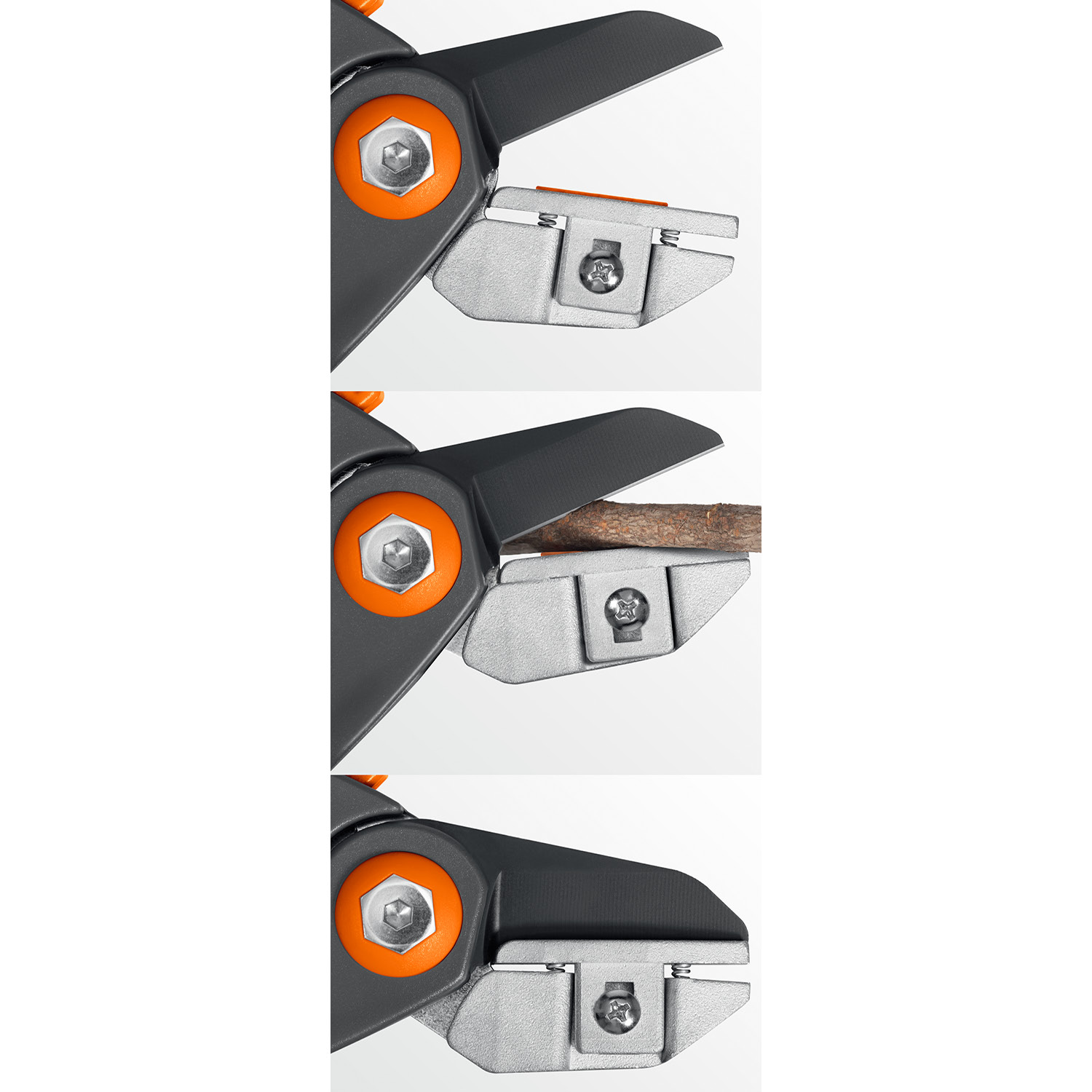 GRINDA P-56, 205 мм, легированная сталь, двухкомпонентные рукоятки, контактный секатор, PROLine (423456)