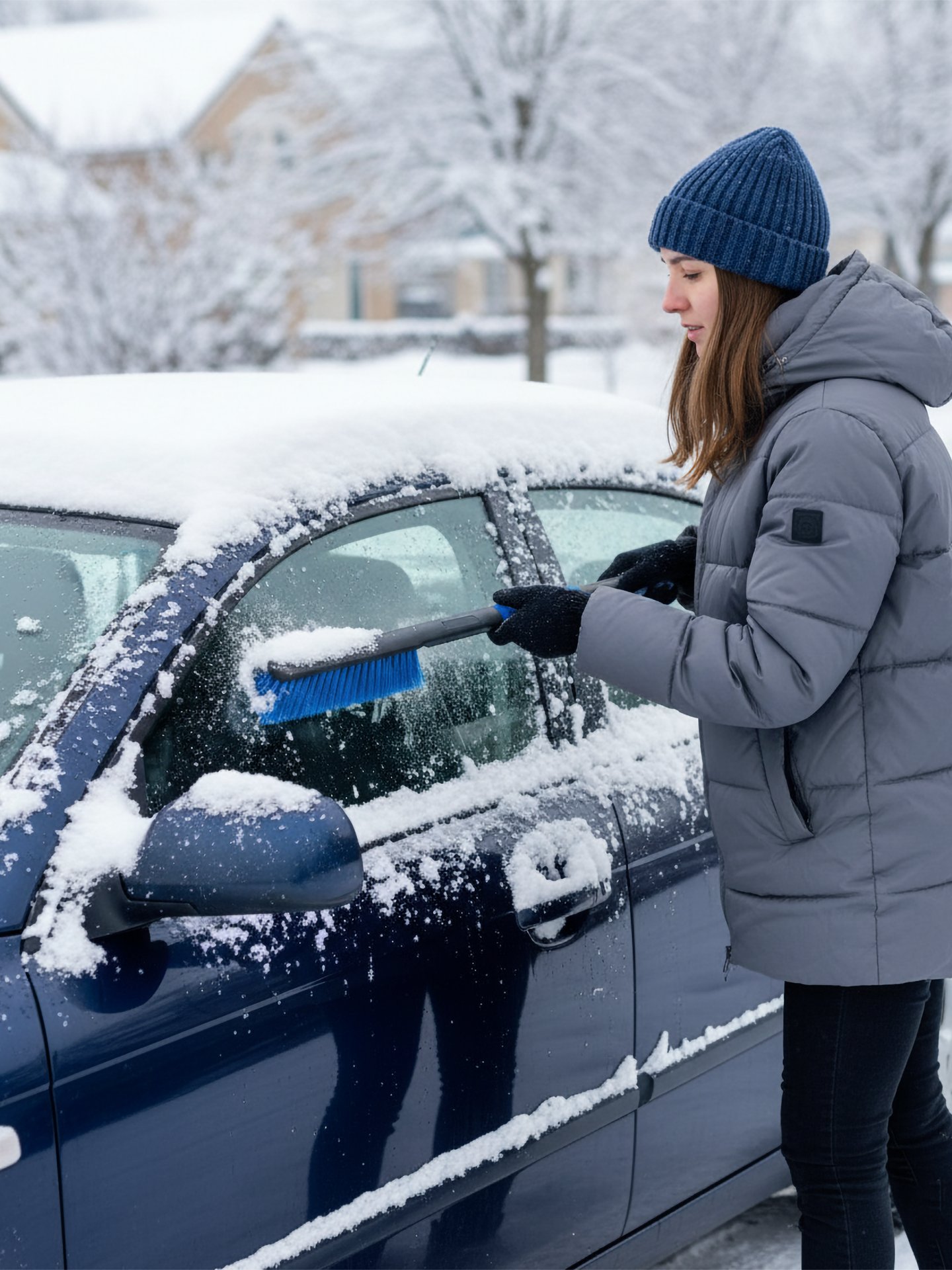 ЗУБР щетка от снега автомобильная со скребком, 625 мм, Профессионал (61064-061)