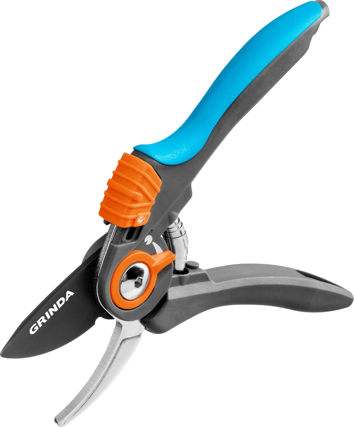GRINDA P-59, 210 мм, тефлоновое покрытие, с двухкомпонентными рукоятками, плоскостной секатор, PROLine (423459)