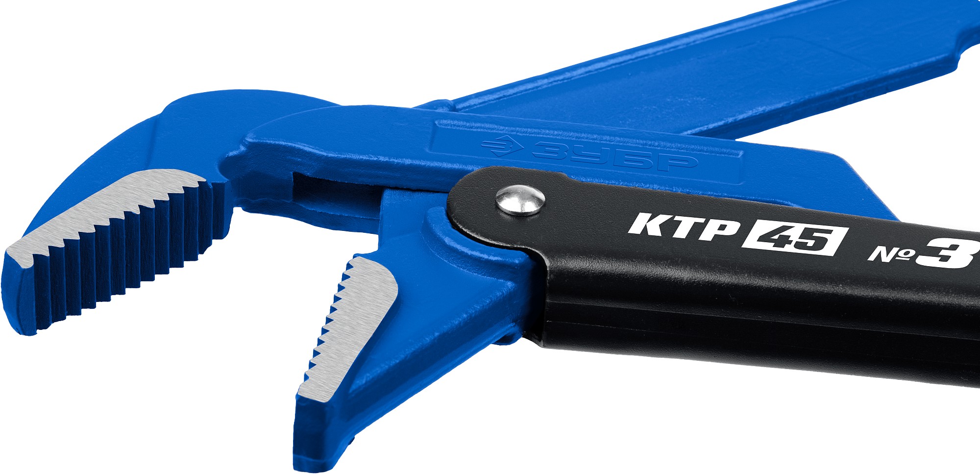 ЗУБР КТР-45, №3, 2″, 560 мм, тип ″Т″, трубный ключ с изогнутыми губками, Профессионал (27337-3)