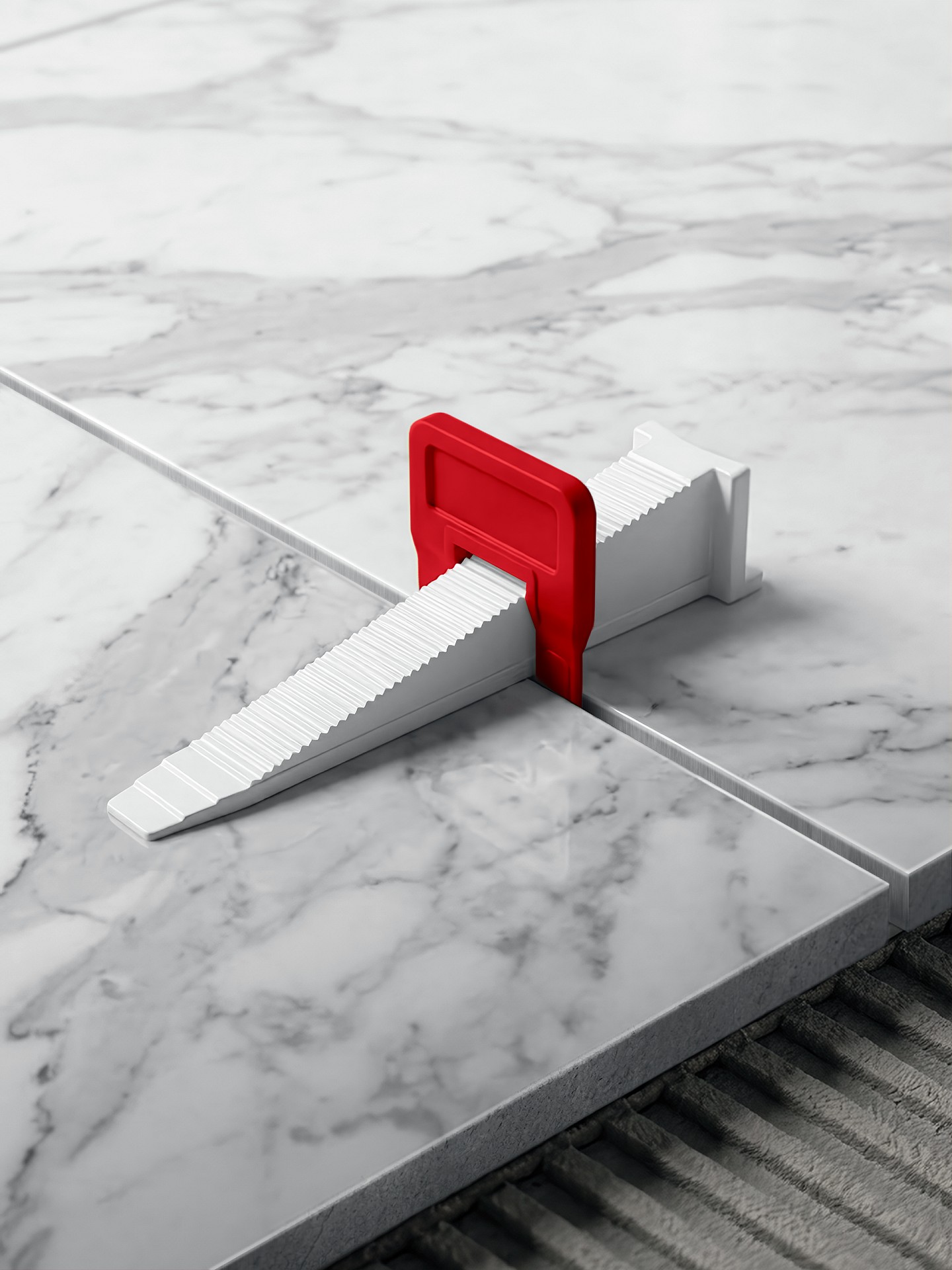 STAYER СВП TileFix, комплект: 0,5 мм, зажим + клин, 50 + 50 шт, система выравнивания плитки ″ворота″ (33840-H50)