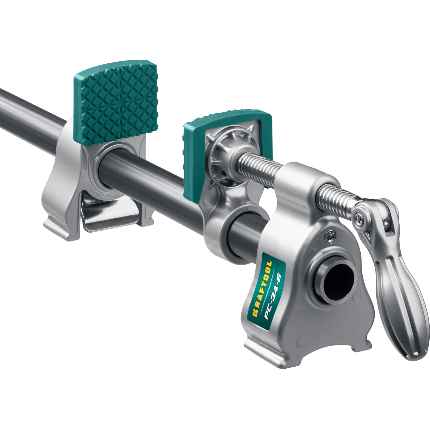 KRAFTOOL PC-34-6, 3/4″, глубина зажима 60 мм, зажим и распор, трубная струбцина (32301-1)